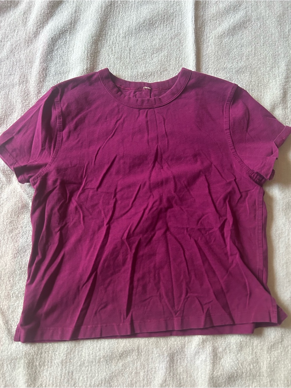 lululemon athletica Short Sleeve Crew Tee - Magenta Plum